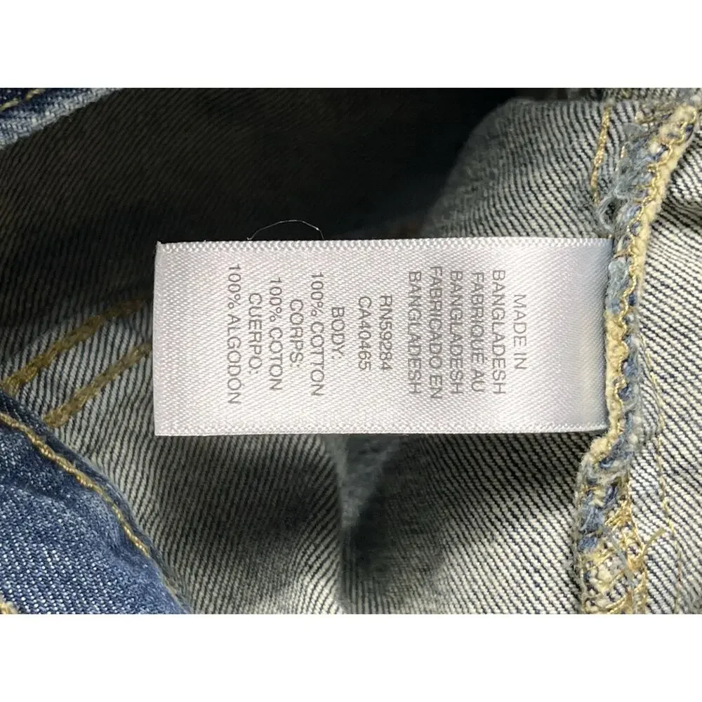Children's Place Baby Denim Trucker Jacket 9–12 Months Blue Jean‎ Button Front